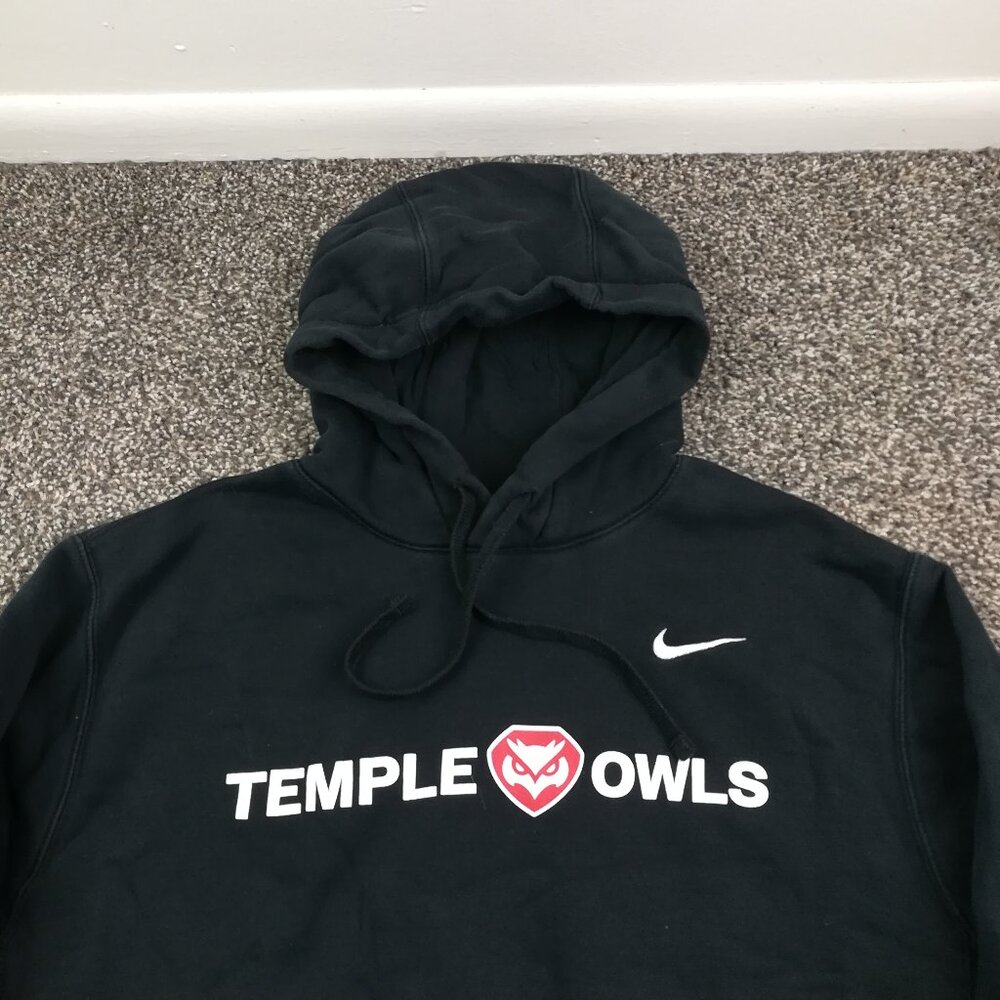 2024 Temple Owls Hoodie Nike Sweatshirt Fleece Lined Mens Medium